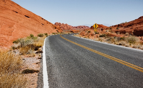 Landscape sand mountain road Photo