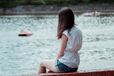 Water person girl woman Photo