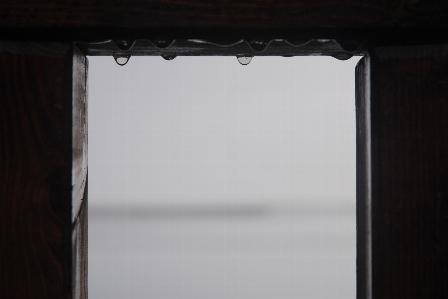 Foto água gotícula madeira chuva