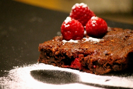 Raspberry fruit dish food Photo