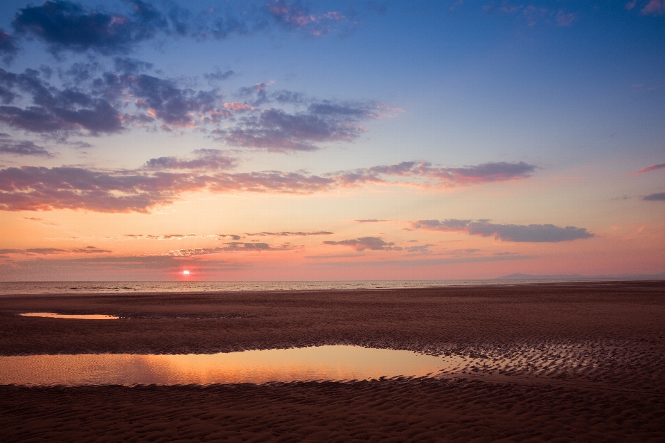 Beach landscape sea coast