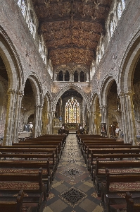 Building old church cathedral Photo