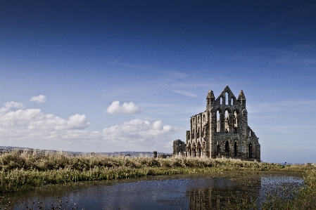 Landscape water cloud architecture Photo