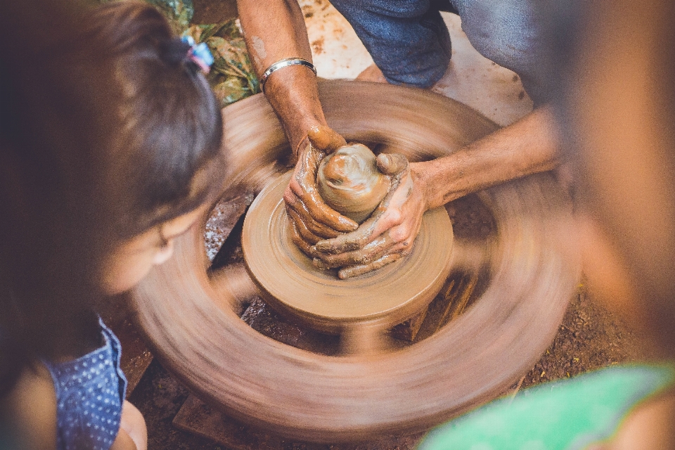 Roue poterie
 tour de potier
 art