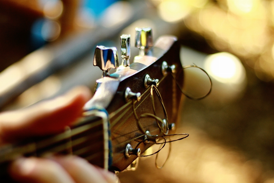 Mano música fotografía guitarra