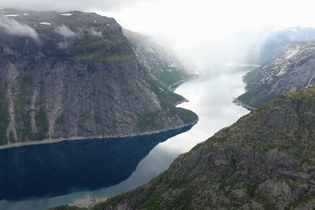 Photo Eau rock montagne nuage