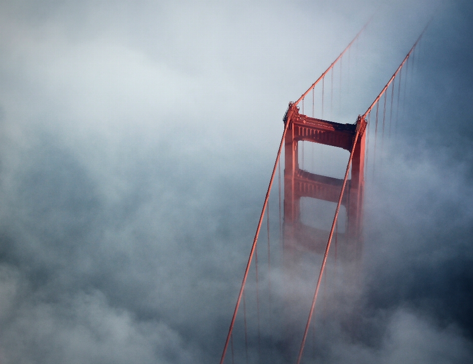 Nube cielo niebla puente