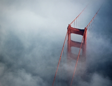 Cloud sky fog bridge Photo