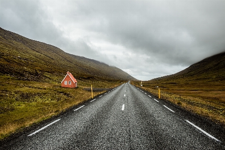 Photo Paysage montagne nuage route