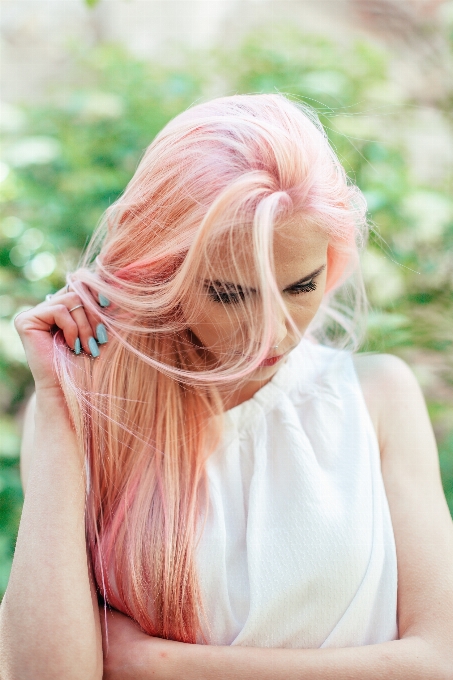 Ragazza donna capelli fotografia