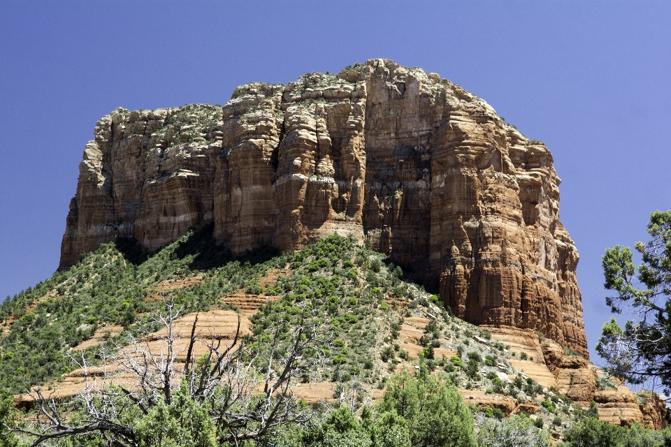 Rock mimari gün batımı tatil