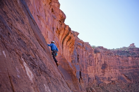 Man rock person mountain Photo