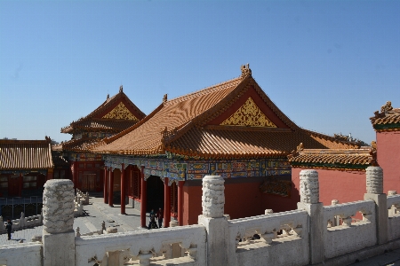 Chinese architecture historic site temple building Photo