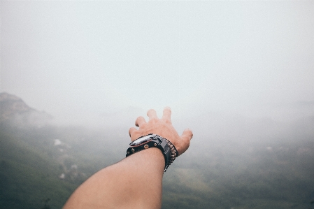 時計 手 霧 写真撮影 写真