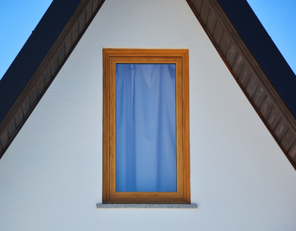 Die architektur holz haus fenster