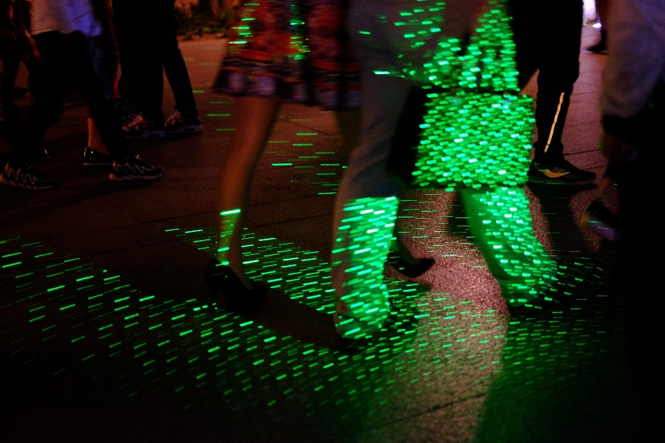 Musique lumière nuit danse