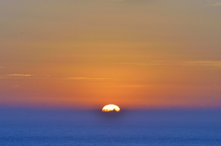 Sea ocean horizon cloud Photo