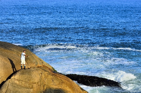 바다 해안 rock 대양 사진