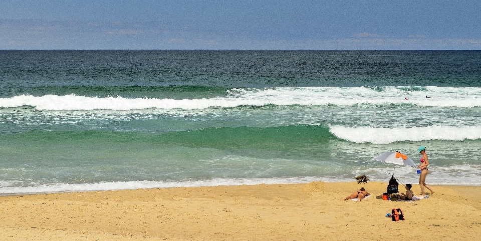 Playa mar costa arena