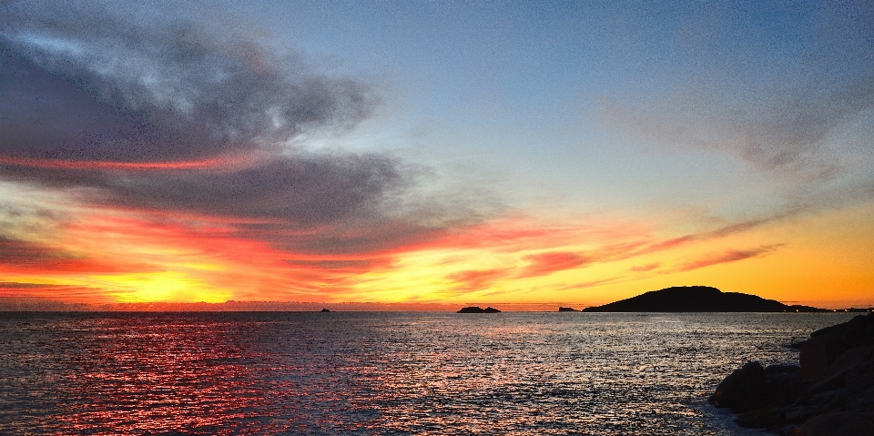 Pantai laut pesisir cakrawala