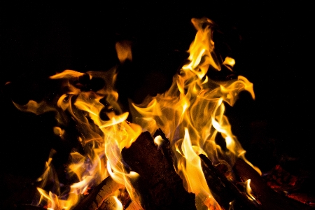 Nacht flamme feuer lagerfeuer Foto