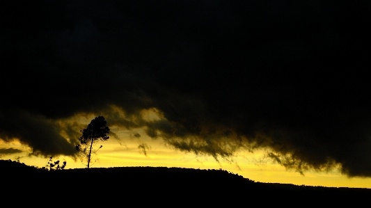 Light cloud sky sunset Photo