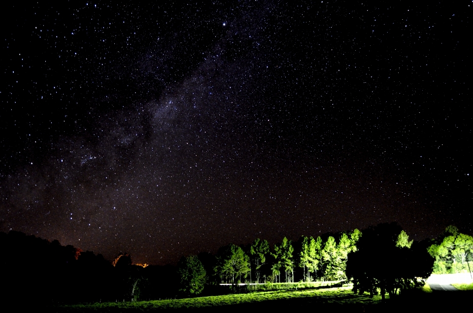 夜晚 星星 银河系 黑暗