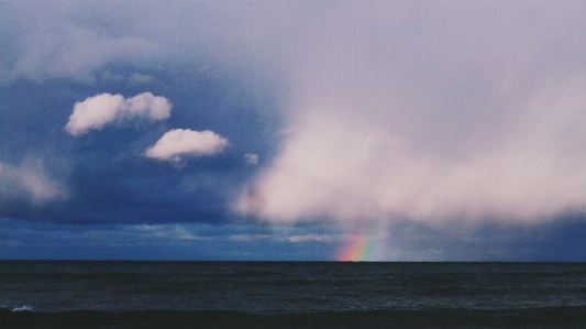 Sea ocean horizon cloud Photo