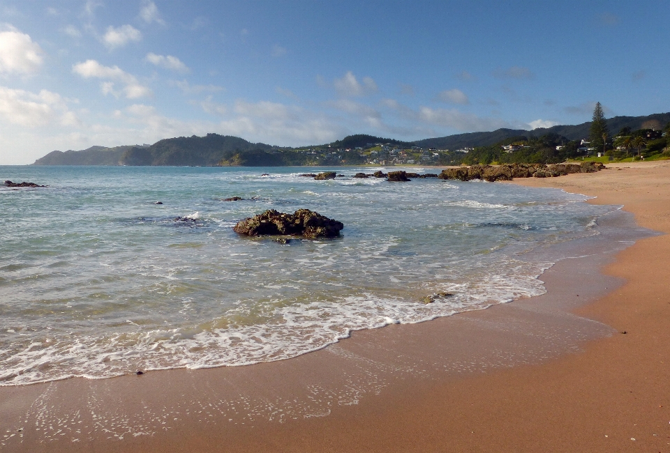 Praia paisagem mar costa