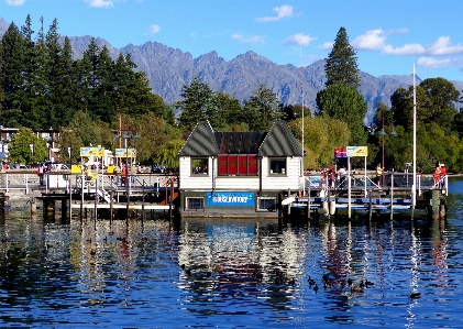 Water dock boat lake Photo