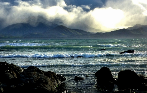 Beach landscape sea coast Photo