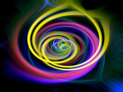 Light abstract spiral wave Photo