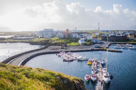 Sea coast dock boat Photo