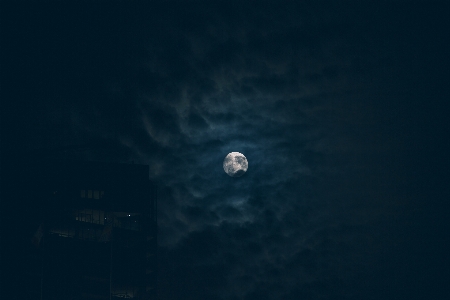 Foto Awan langit malam suasana