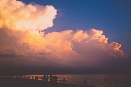 Sea horizon cloud sky Photo