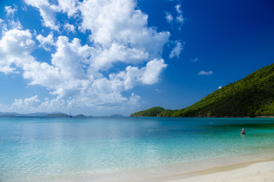 Plage mer côte eau