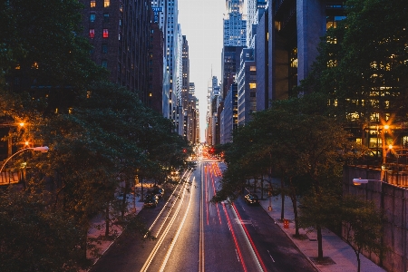 Light road skyline traffic Photo