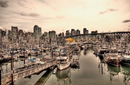 Sea dock boat bridge Photo