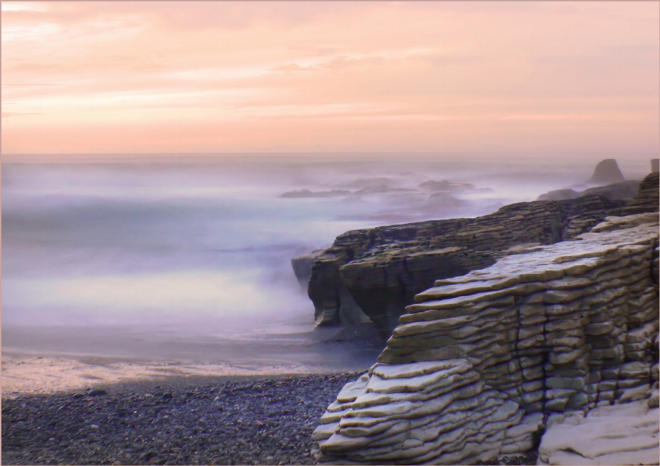 Beach landscape sea coast