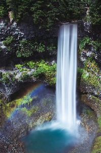 Foto água floresta cachoeira pedra