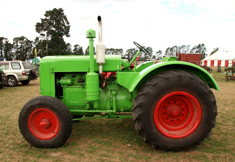 Tractor field wheel farming