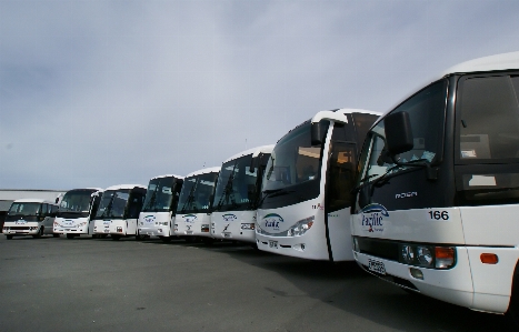 Foto Mengangkut kendaraan transportasi umum
 bis