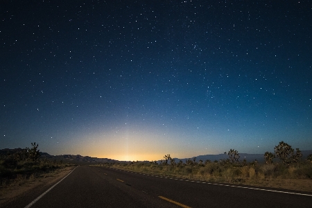 Horizon sky sunset road Photo