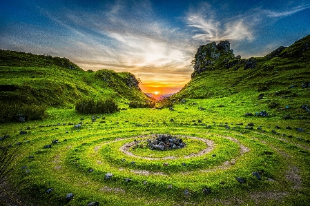 Zdjęcie Krajobraz natura trawa góra