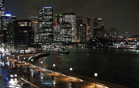 Dock スカイライン 夜 街 写真