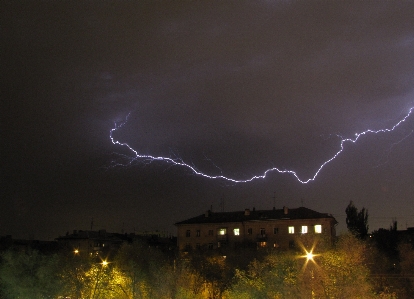 Night weather storm lightning Photo