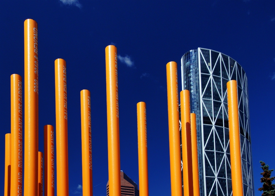 Die architektur struktur horizont wolkenkratzer