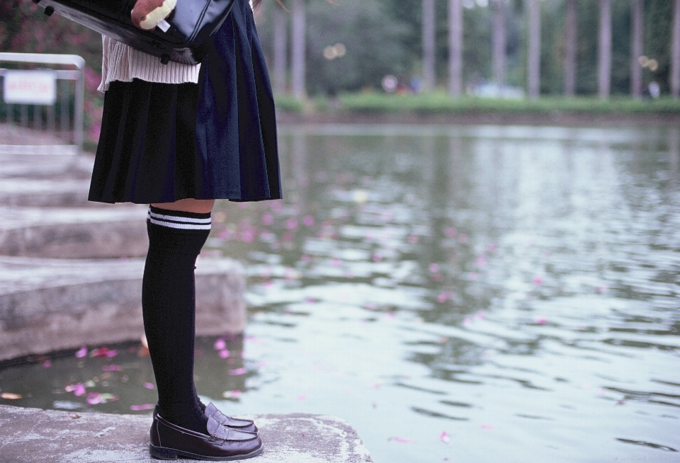 Invierno chica mujer lluvia