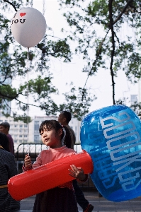 People street play balloon Photo