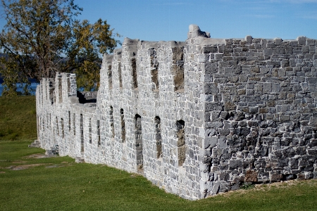 Gebäude wand formation schloss Foto